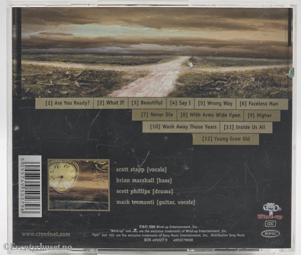 Creed. 1999. Human Clay. CD.