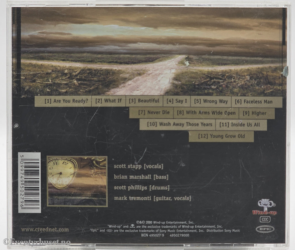 Creed. 1999. Human Clay. CD.