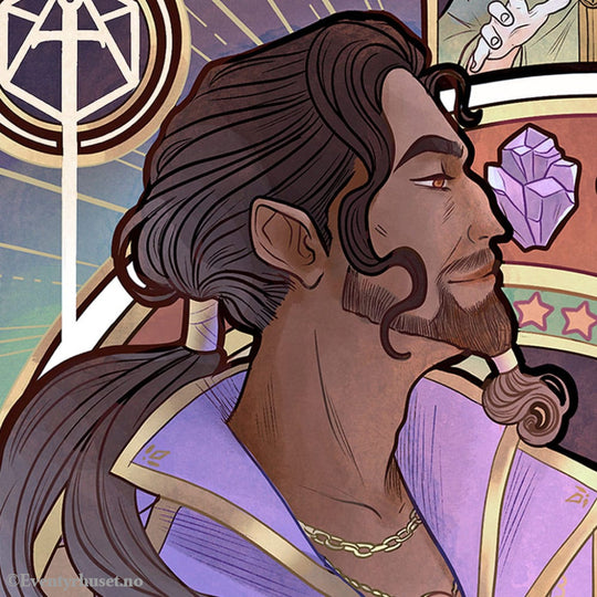 Critical Role Art Print Matthew Mercer: 10th Anniversary Art Nouveau Illustrations 46 x 28 cm - unframed Home & Gifts