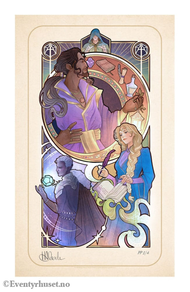Critical Role Art Print Matthew Mercer: 10th Anniversary Art Nouveau Illustrations 46 x 28 cm - unframed Home & Gifts