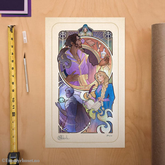 Critical Role Art Print Matthew Mercer: 10th Anniversary Art Nouveau Illustrations 46 x 28 cm - unframed Home & Gifts