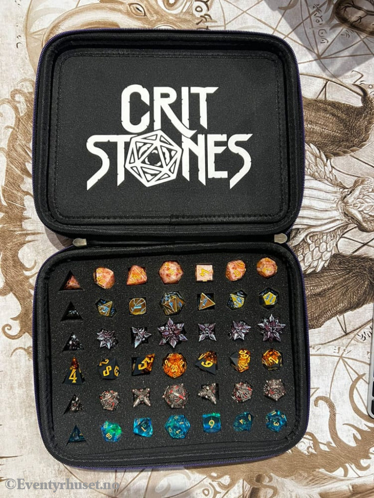 CritStones Dice Case Arcanum Black Games