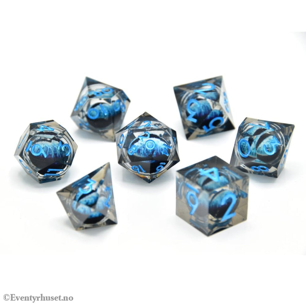 CritStones Dice Set Water Dragon’s Gaze Floating Eye (7) Games
