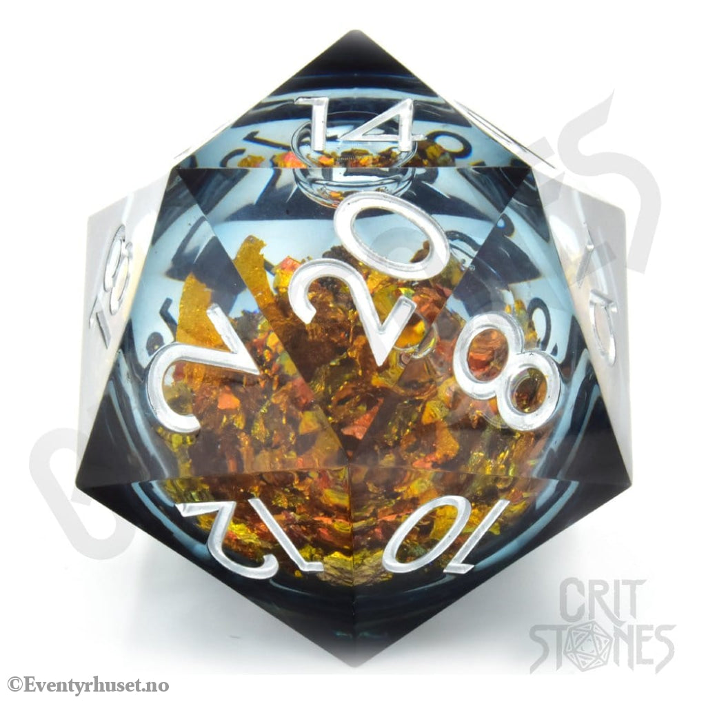 CritStones Liquid Core Dice D20 King Midas 5 cm Games