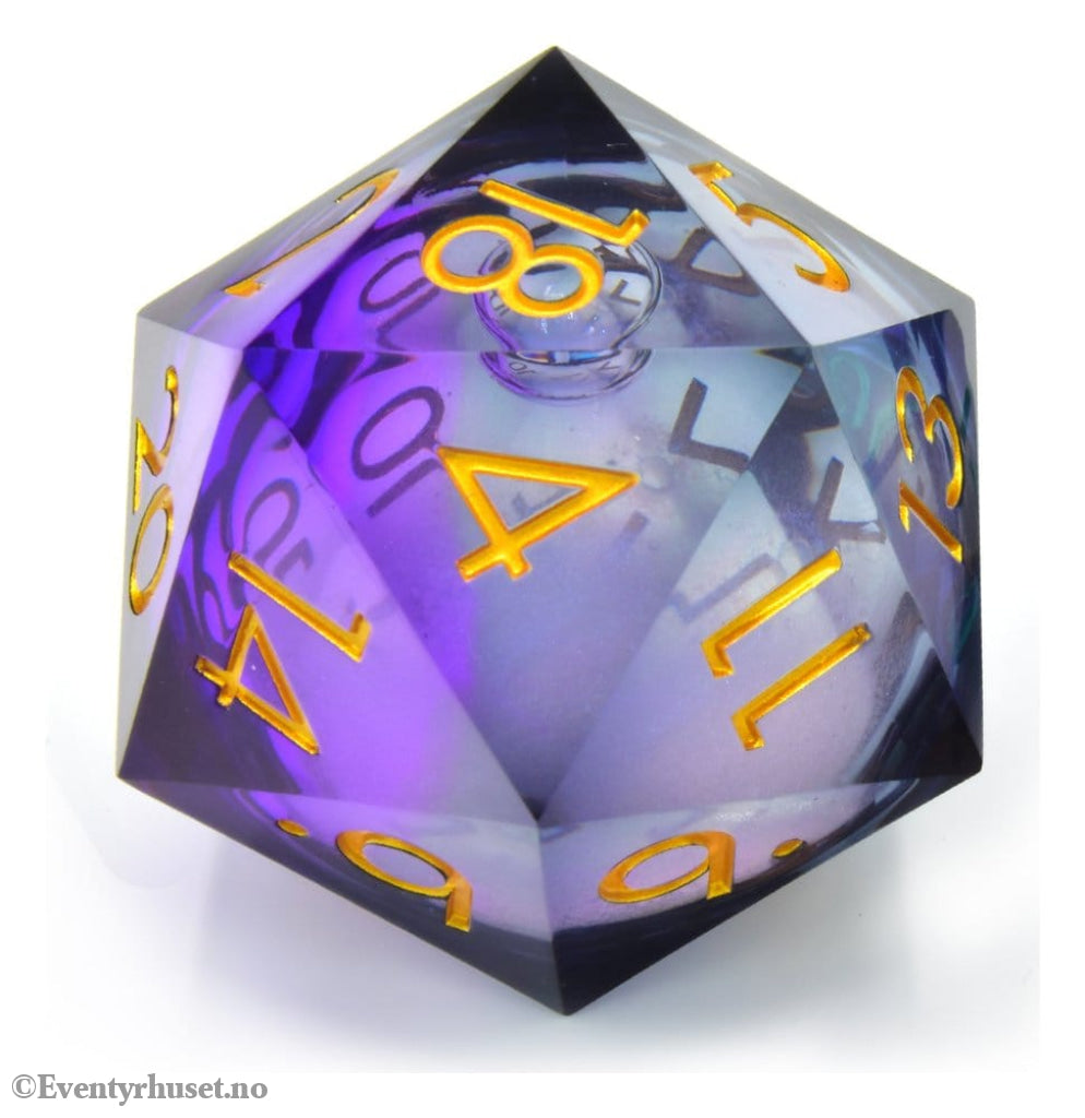 CritStones Liquid Core Dice D20 Twilight Ether 5 cm Games