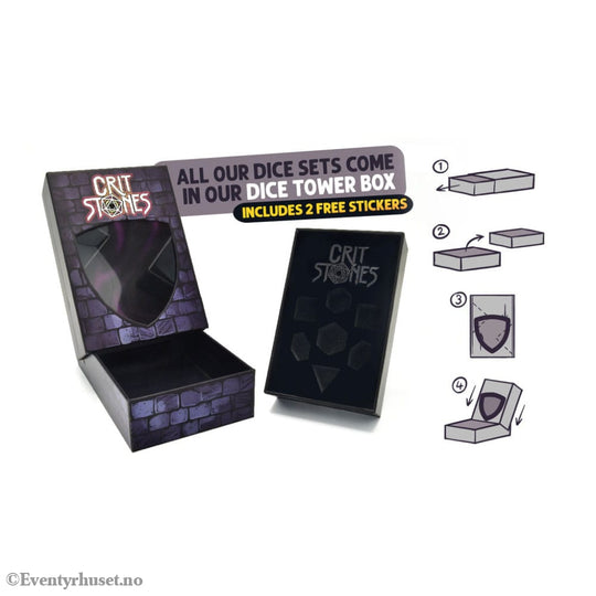 CritStones Metal Dice Set Shattered Sigils (7) Games