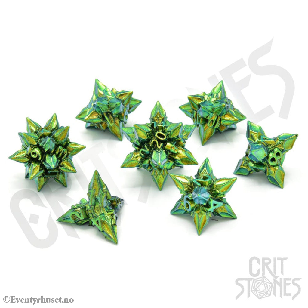 CritStones Metal Dice Set Unholy Bane (7) Games