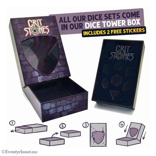 CritStones Metal Dice Set Unholy Bane (7) Games