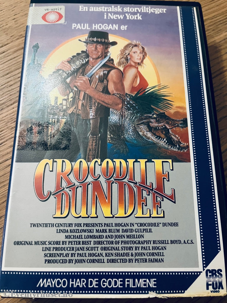 Crocodile Dundee. 1987. Vhs Big Box. Box