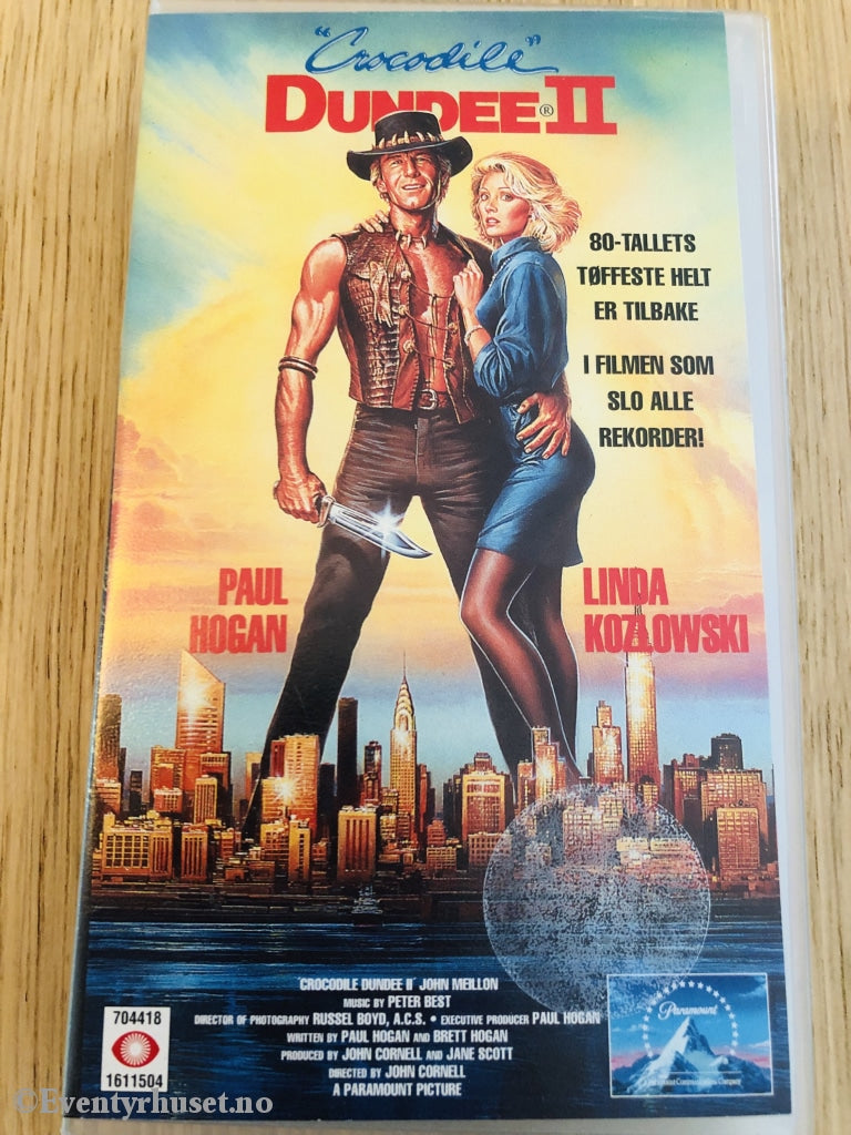 Crocodile Dundee Ii. 1988. Vhs. Vhs