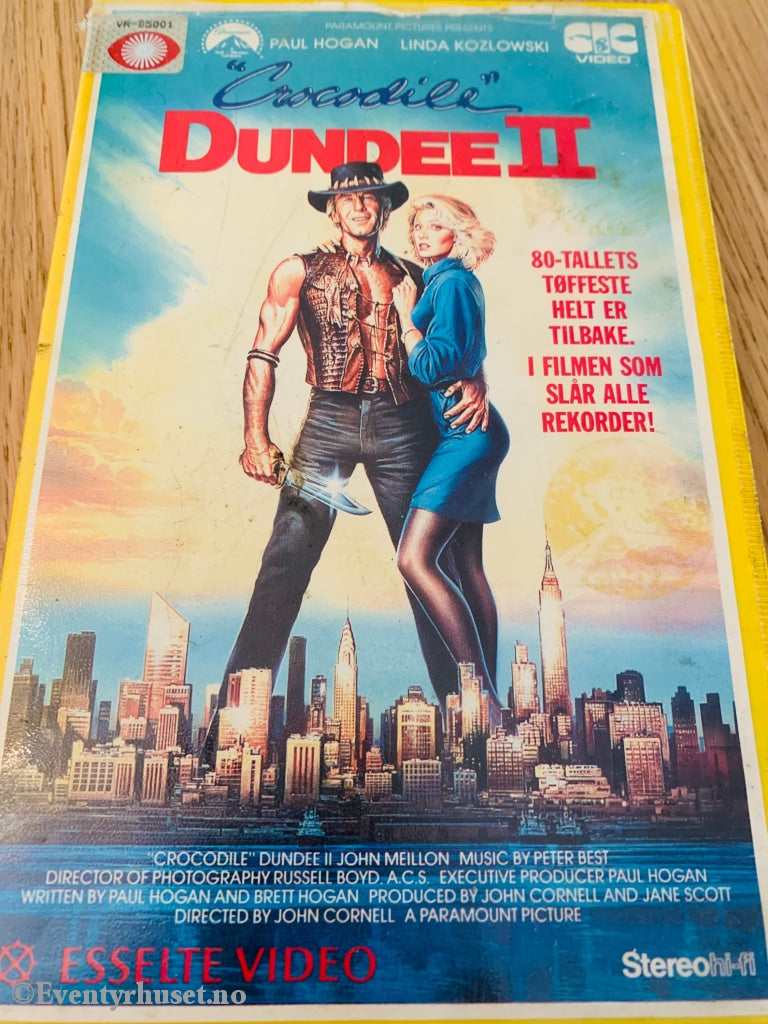 Crocodile Dundee 2. 1988. Vhs Big Box.