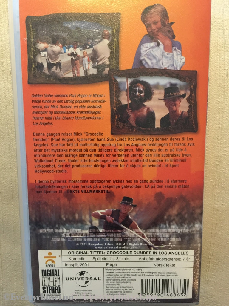 Crocodile Dundee - Los Angeles. 2001. Vhs. Vhs