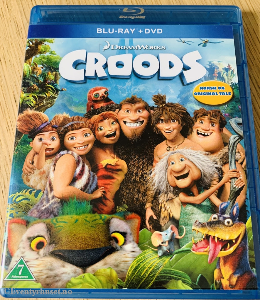 Croods. Blu-Ray + Dvd. Blu-Ray Disc