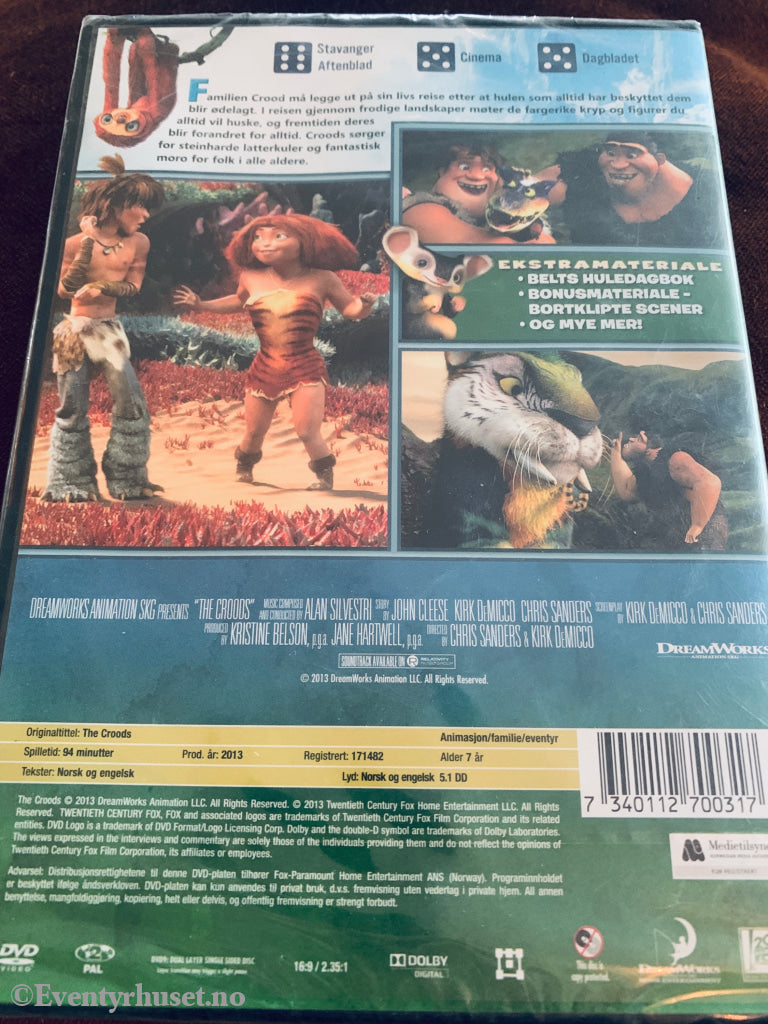 Croods. DVD. Ny i plast! DVD