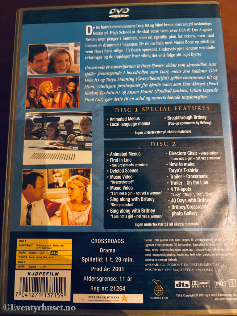 Crossroads. DVD.