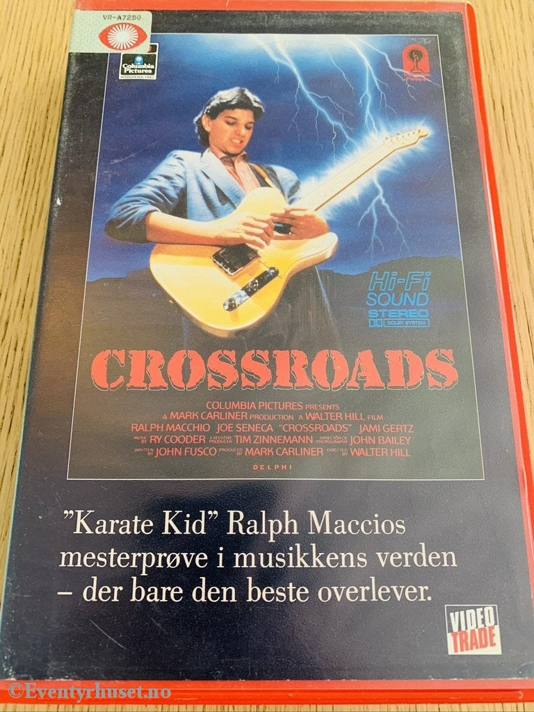 Crossroads. Med Ralph Macchio Fra Karate Kid. 1986. Vhs Big Box.