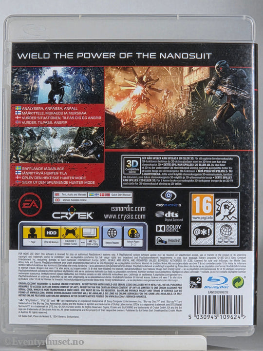 Crysis 3 . PS3.