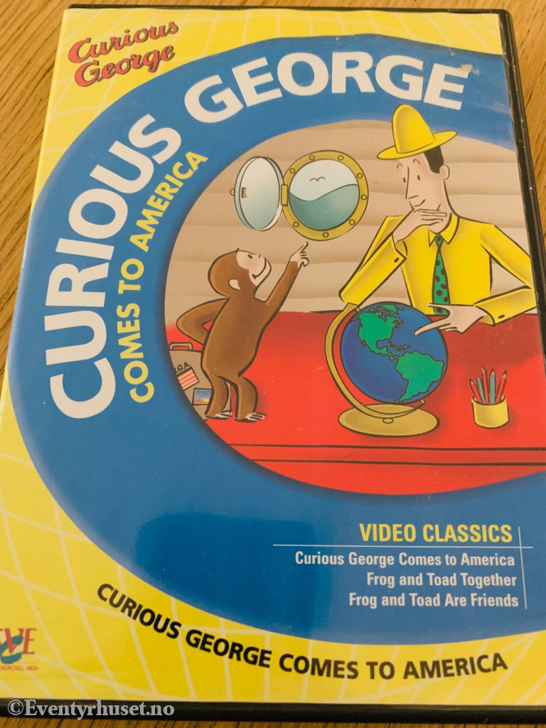 Curious George Comes To America (Nysgjerrige Nils). Dvd. Dvd