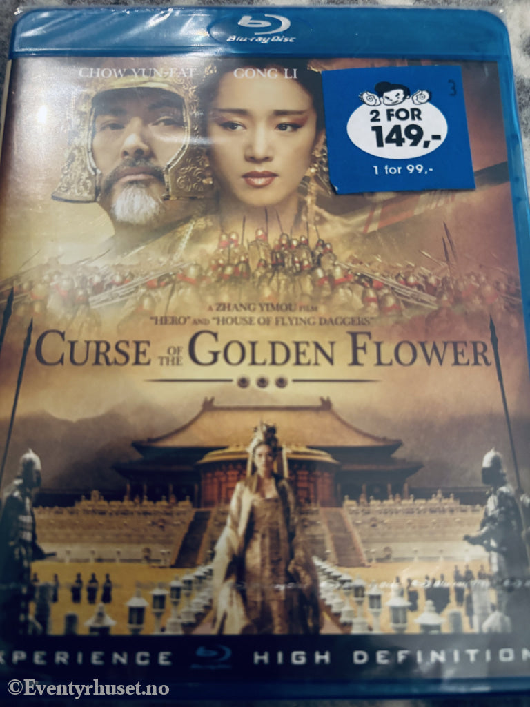 Curse of the Golden Flower. Blu-ray. Ny i plast!
