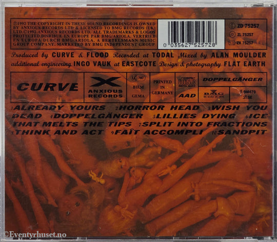 Curve, Doppelgänger, 1992. Musikk-CD.