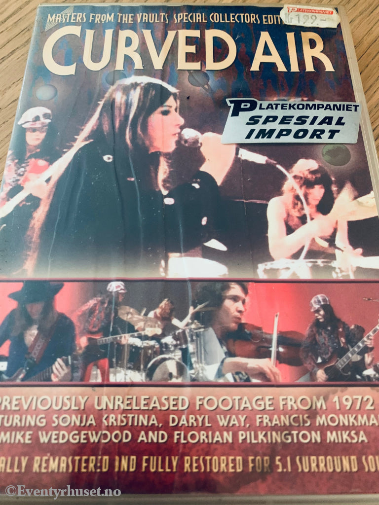 Curved Air. 1972. Dvd. Dvd