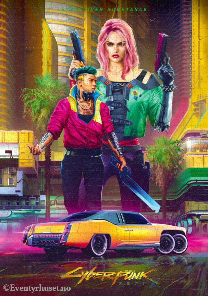 Cyberpunk 2077 Puzzle Kitsch Style (1000 pieces) Home & Gifts