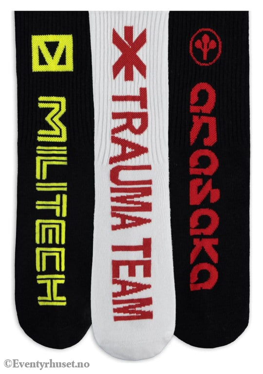 Cyberpunk 2077 Socks 3-Pack Corpo 39-42 Fashion & Accessories