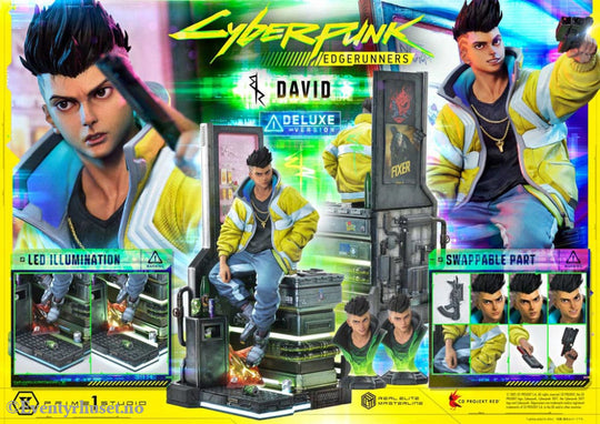 Cyberpunk: Edgerunners Real Elite Masterline Series Statue 1/4 David Bonus Version 58 cm Collectibles