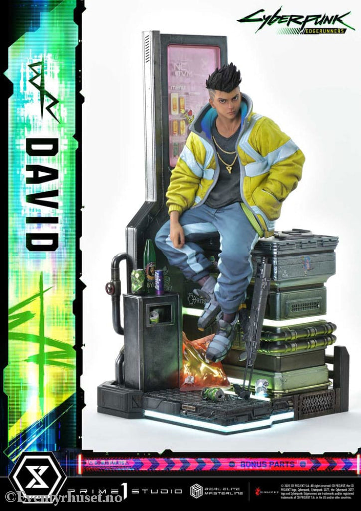 Cyberpunk: Edgerunners Real Elite Masterline Series Statue 1/4 David Deluxe Bonus Version 58 cm Collectibles