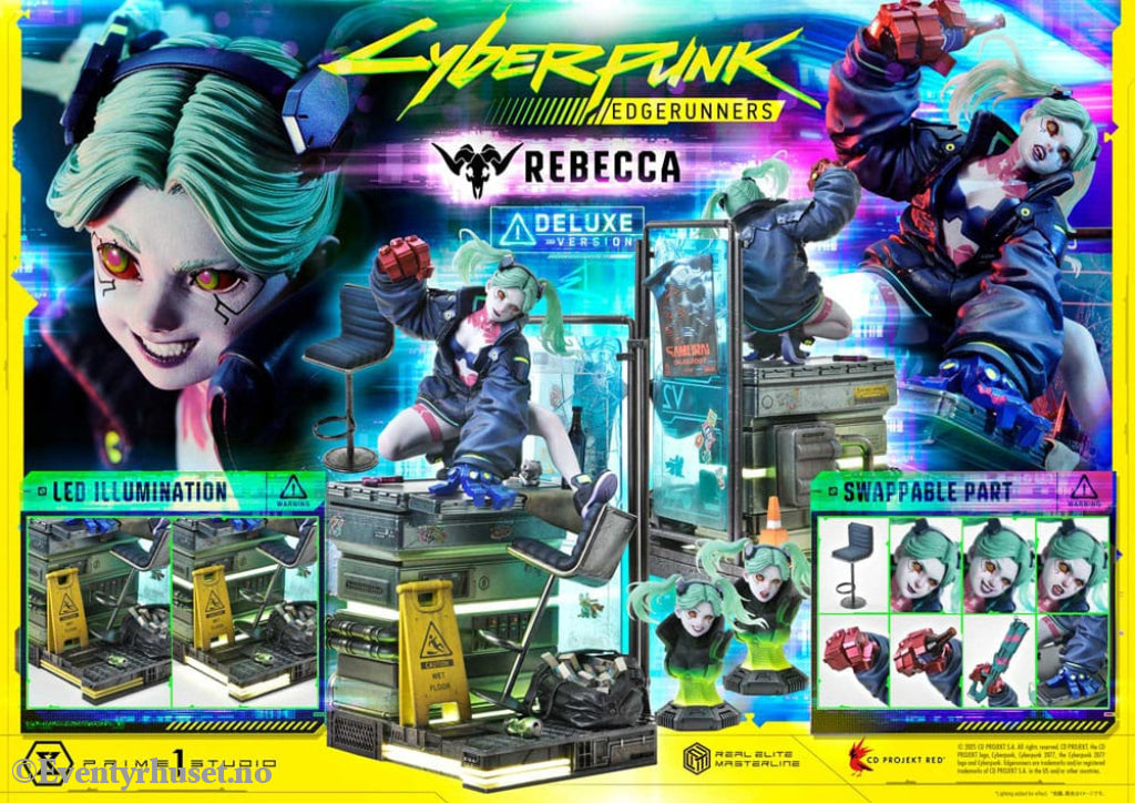 Cyberpunk: Edgerunners Real Elite Masterline Series Statue 1/4 Rebecca Deluxe Bonus Version 54 cm Collectibles