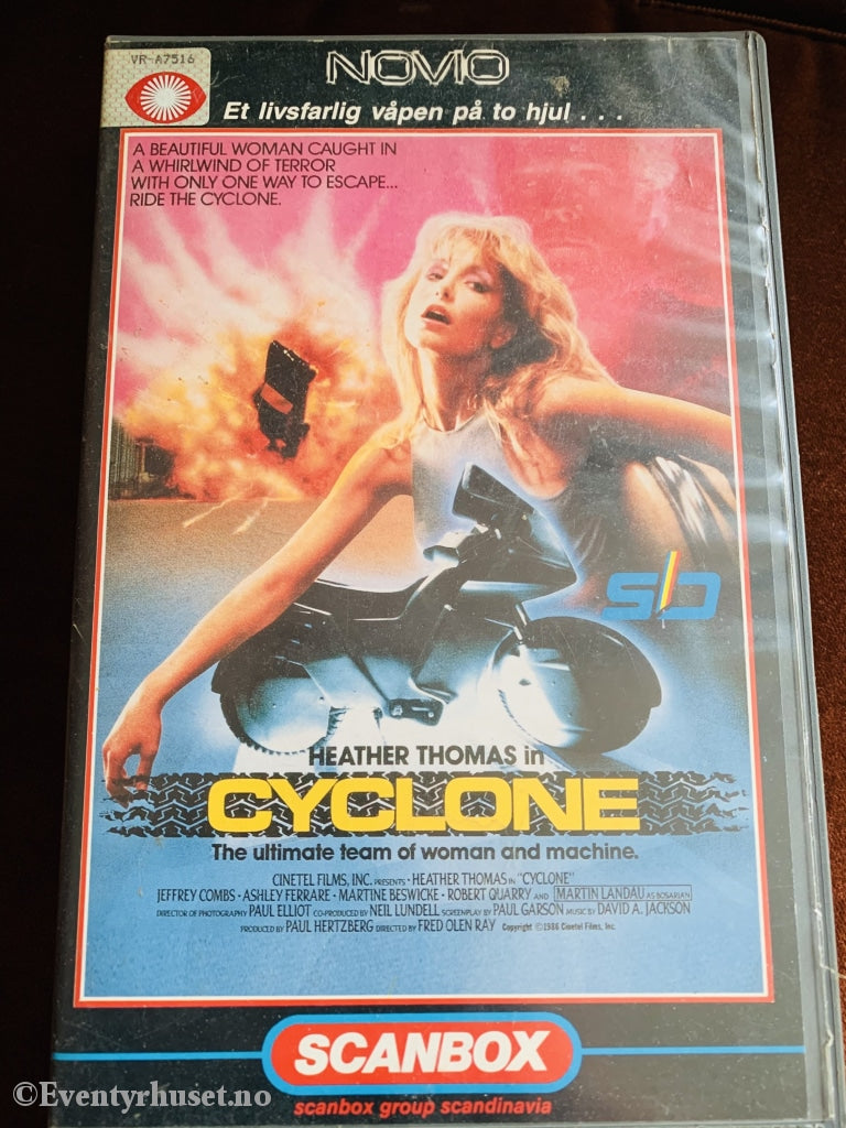 Cyclone. 1986 Vhs Big Box.