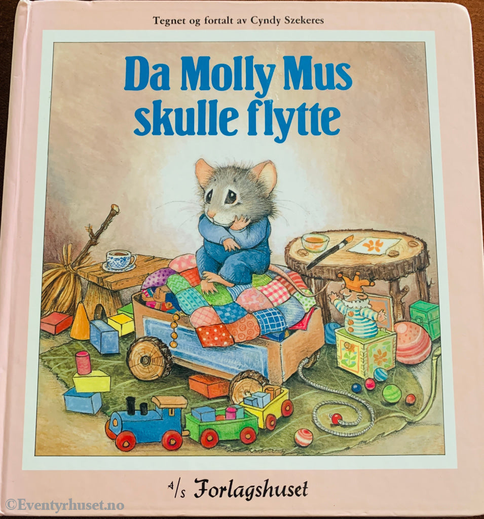 Cyndy Szekeres. Da Molly Mus skulle flytte. 1985. Barnebok.