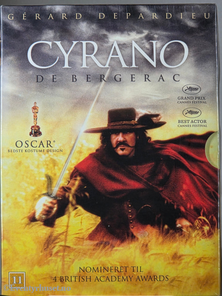 Cyrano de Bergerac (1990). DVD. Ny i plast!