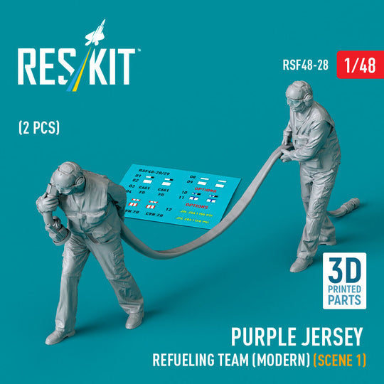 Purple jersey refueling team (modern) (scene 1) (2 pcs) (3D Printed)