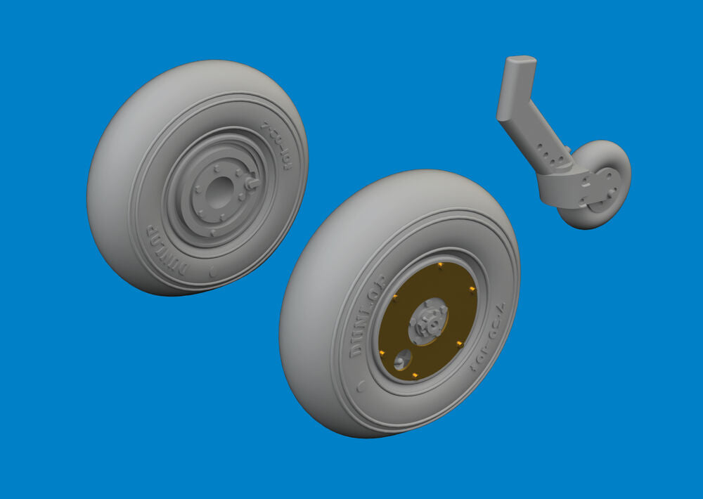 Spitfire Mk.V wheels  TAMIYA