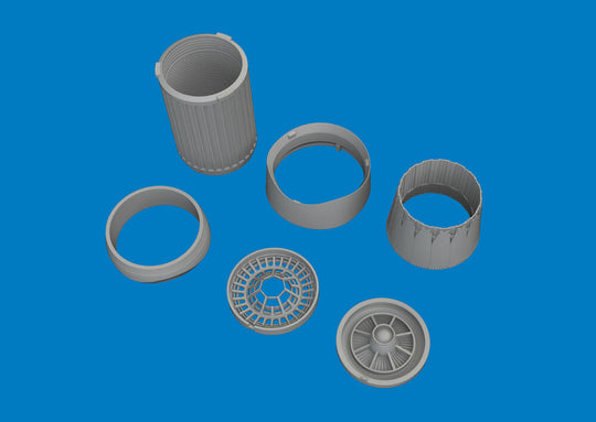 F-16I SUFA exhaust nozzle PRINT 1/48 for Great Wall Hobby