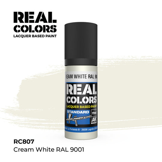 Real Colors: Cream White RAL 9001 17 ml.