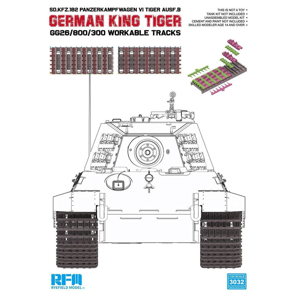 German King Tiger GG26/800/300 Workable Tracks
