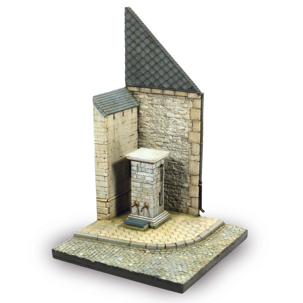 Vallejo Scenics: Street Corner with Waterpump Normandy 15.5 x 15.5 cm
