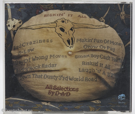 D-A-D. 1989. D.A.D. (CD-utgaven av No Fuel Left for the Pilgrims). CD.