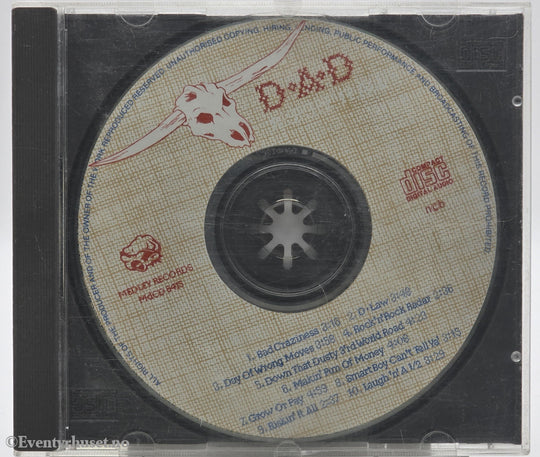 D-A-D. 1989. D.A.D. (CD-utgaven av No Fuel Left for the Pilgrims). CD.