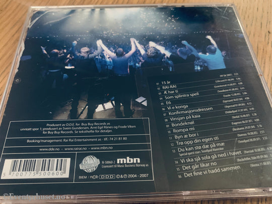 D.D.E. – 15 år Live, 2007. CD.