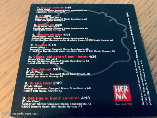 D.D.E. 2012. Her bli det liv. CD.