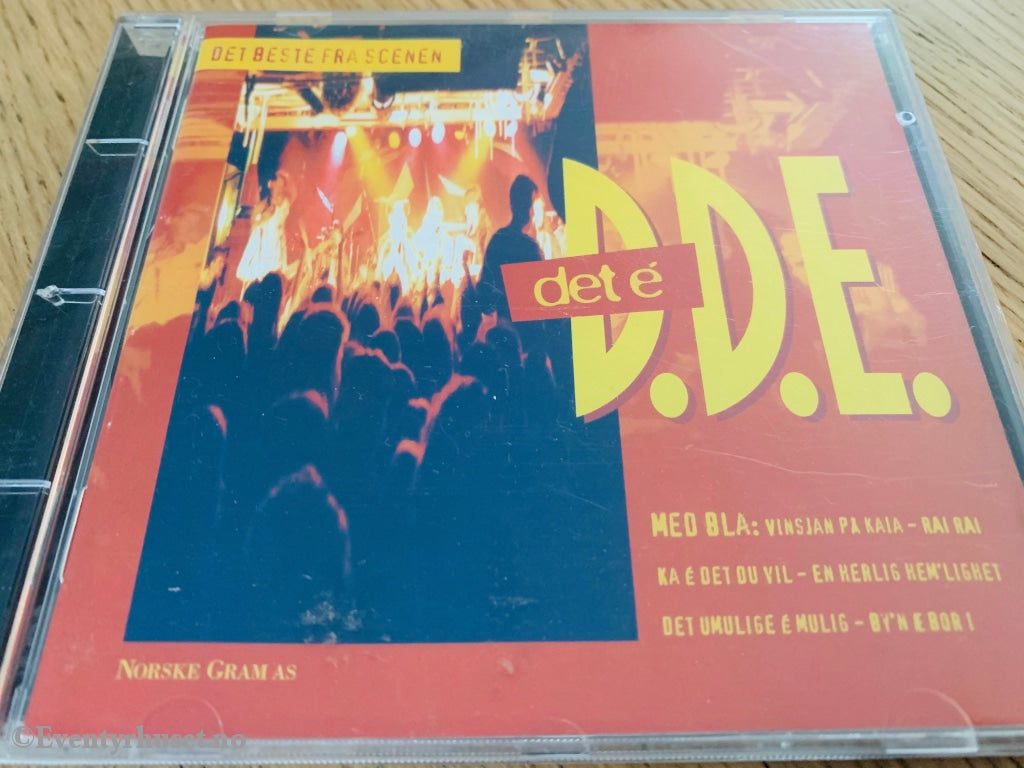 D.d.e. Det É - Beste Fra Scenen. 1995. Cd. Cd