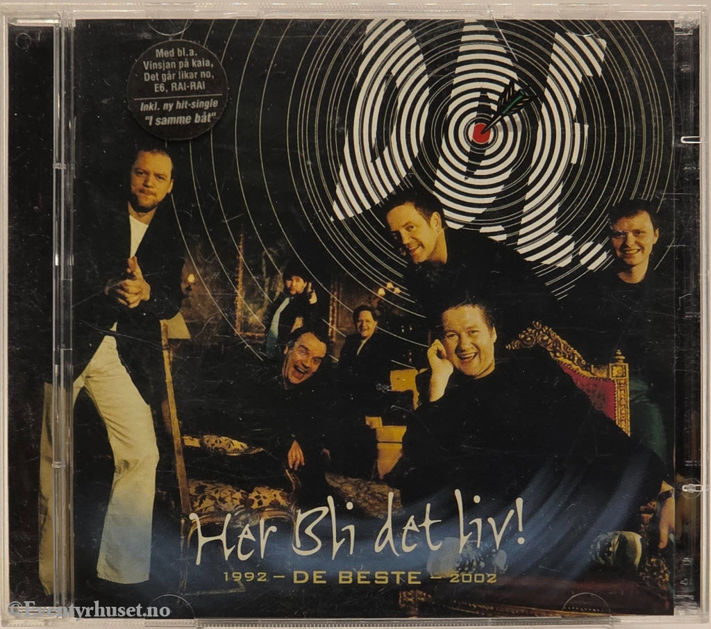 D.D.E. - Her bli det liv! De Beste 1992–2002 (2002). Musikk-CD.