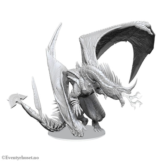 D&D Nolzur’s Marvelous Miniatures Unpainted Miniatures Ancient Blue Dragon 20 cm Games
