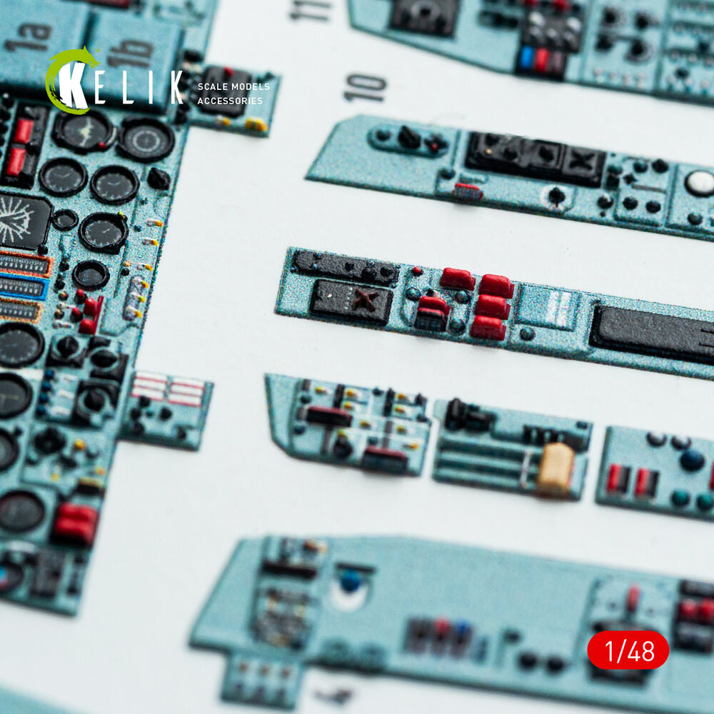 SU-24 interior 3D decals for Trumpeter kit