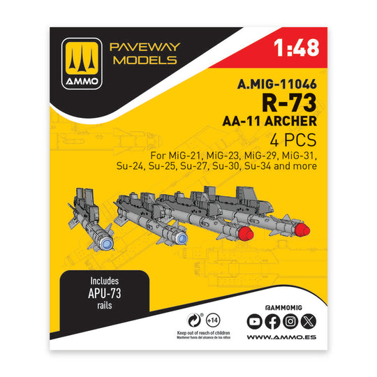 R-73 - AA-11 Archer (4 pcs)