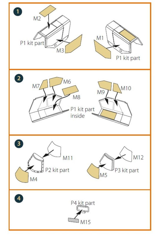 Hs 129B2/3 double-sided painting mask for Takom kit
