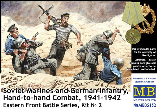 Soviet marines and German infantry,Handt